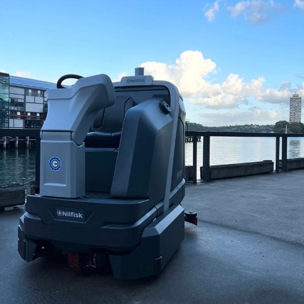 Ride-On Floor Scrubber Hire Wharf