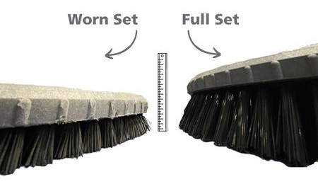 Scrub Brush Wear Life Indicator Comparison Example
