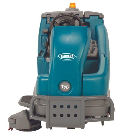 T16 Ride On Floor Scrubber Front