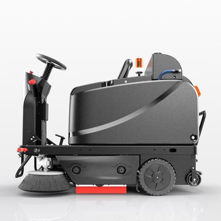 ROS1300 Ride-On Sweeper Side