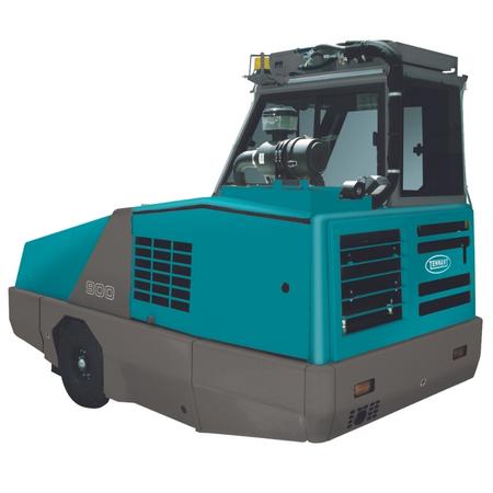 800 Ride-On Diesel Powered Sweeper Back with Overhead Guard