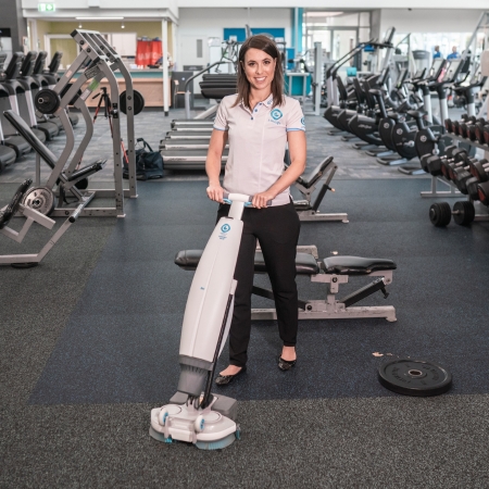 Hire i-mop Lite Walk-Behind Scrubber Cleaning Gym