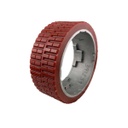 Vr, Tire, Solid, 250mm X 90mm Red