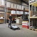 Nilfisk SW250 Floor Sweeper Cleaning Warehouse