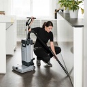 Nilfisk SC100 Floor Scrubber Cleaning with Vacuum Hose