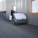 SR1601 Industrial Ride-On Sweeper-in-use