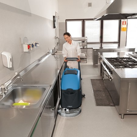 iMx50B Walk-Behind Scrubber Dryer-utilised-in-hospitality