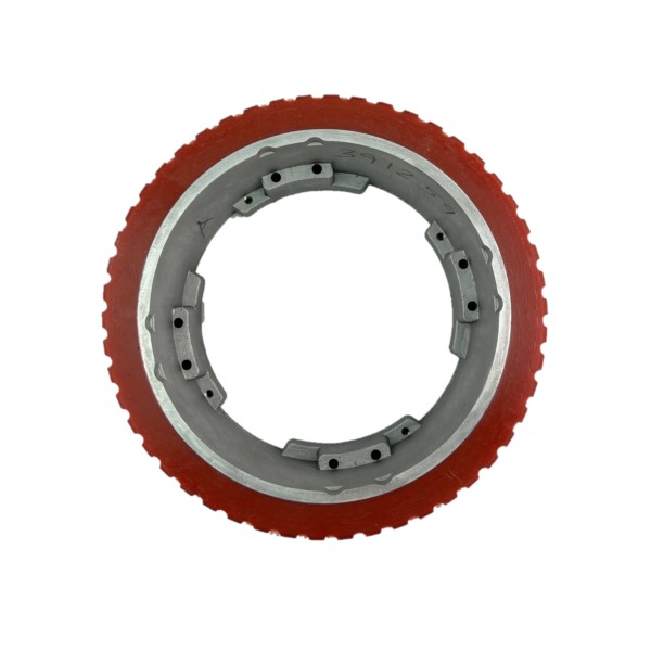 Red Solid Tire, 250mm X 90mm