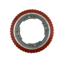 Tennant Red Solid Tire, 250mm X 90mm