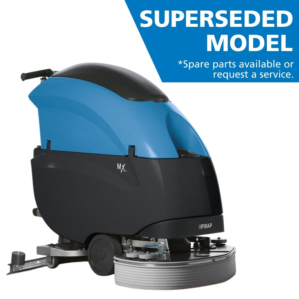 Fimap Mx65BT Battery Powered Walk-Behind Scrubber Dryer