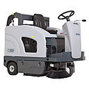 Nilfisk SW4000 Battery Powered Ride-On Sweeper with High Dump Hopper