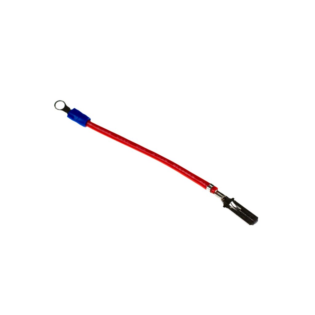 i-mop Male Connector + Wires 14AWG Red 150mm