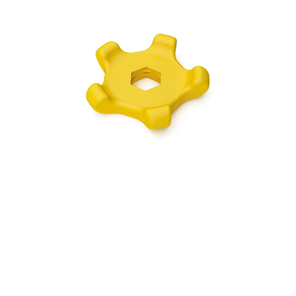 Polypropylene Star Knob Assembly - 3.207 x 0.701 in