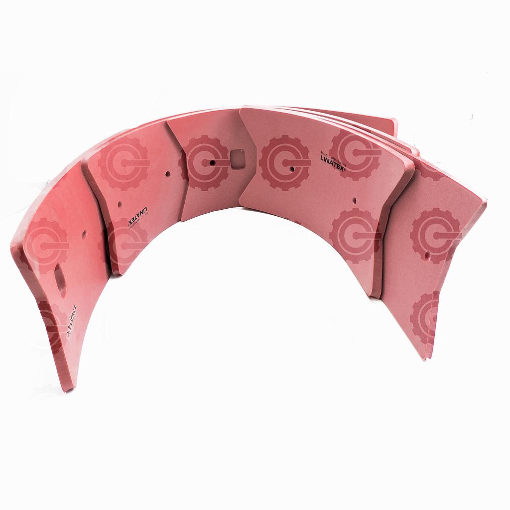 Side Skirt Blade Kit - Linatex Red