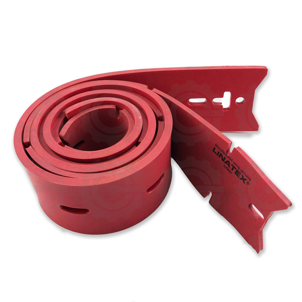 Squeegee Blade Kit- Linatex Red