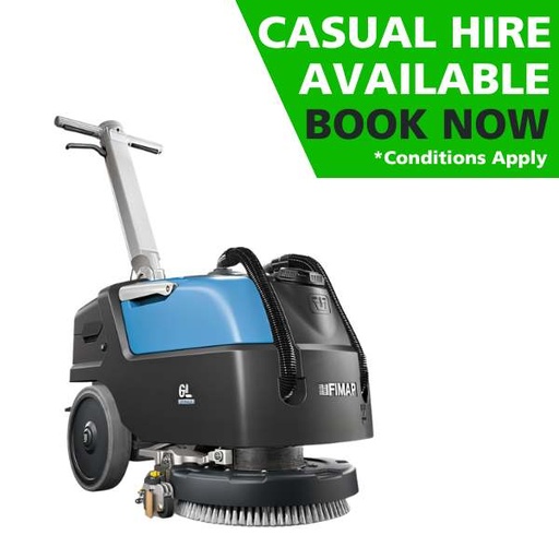 [RNT.109760] Fimap GL Pro Small Walk-Behind Scrubber Dryer for Hire