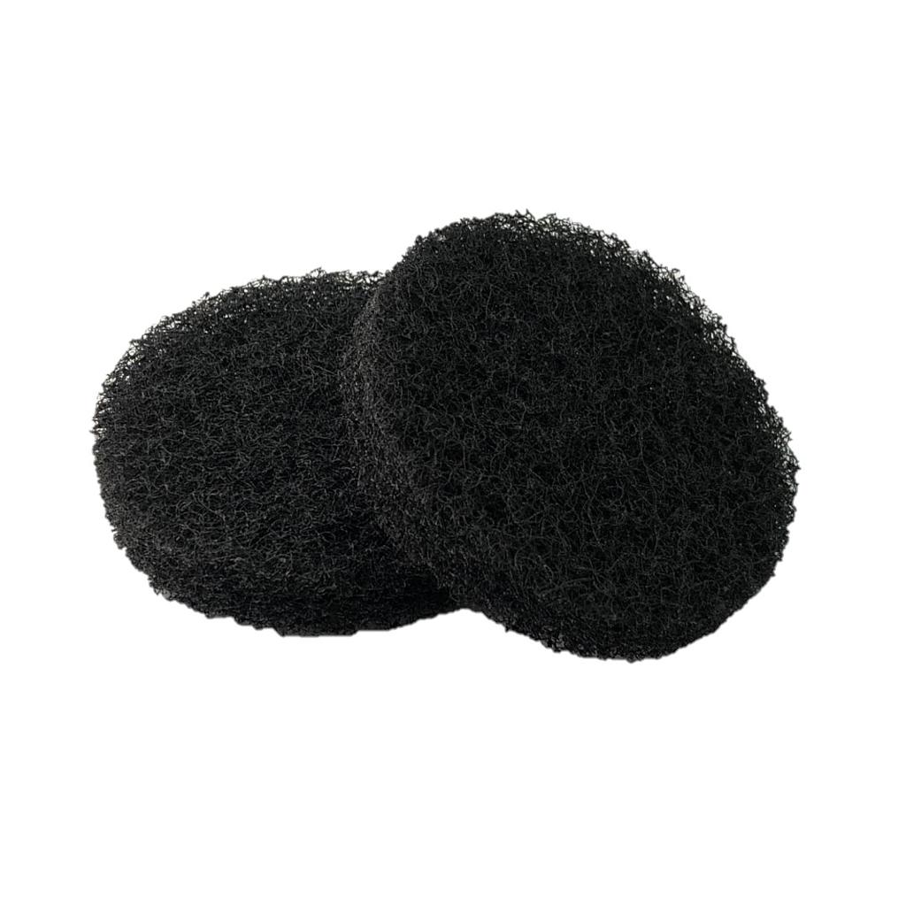 [K.10.97.0703.0] 4&quot; Black Pads (10pcs) - i-scrub 21B