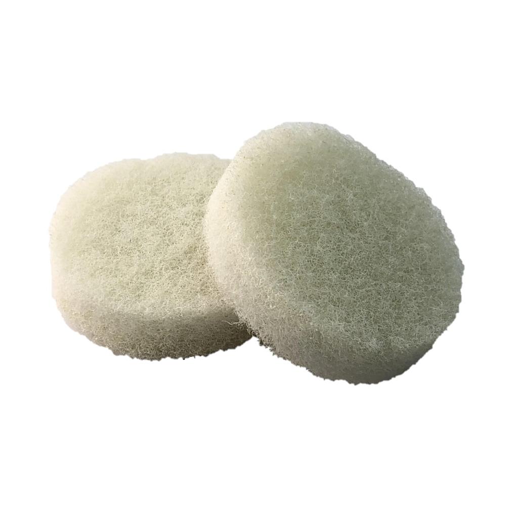 [K.10.97.0703.2] 4" White Pads (10pcs) - i-scrub 21B