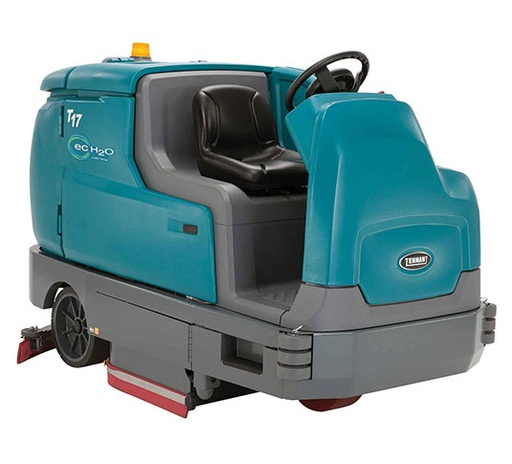 Tennant T17 Battery Powered Ride-On Scrubber Dryer