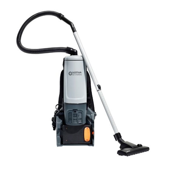 [41600840] Nilfisk GD5B 36V Battery Powered Backpack Vacuum 5L