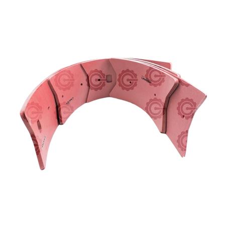 [56510374] Side Skirt Blade Kit - Linatex Red