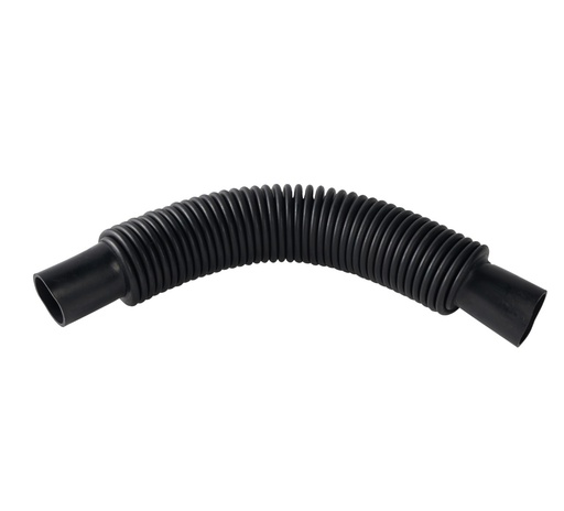 [222194] Black EPDM Rubber Drain Hose - 1.5 OD x 1 ID x 10 in