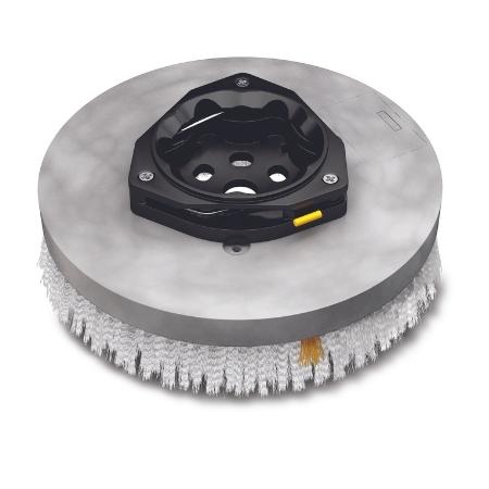 [1220235] 16&quot; Scrub Brush, Disk - Nylon